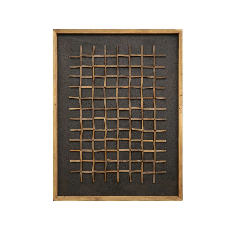 Alto Wall Art | Brown Matchstick