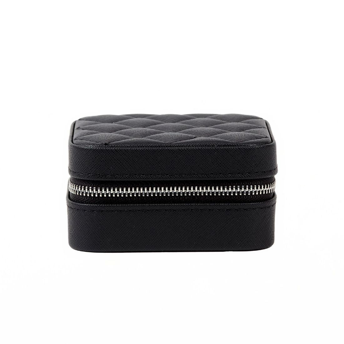 Jewel Box Square | Black Quilted Velvet