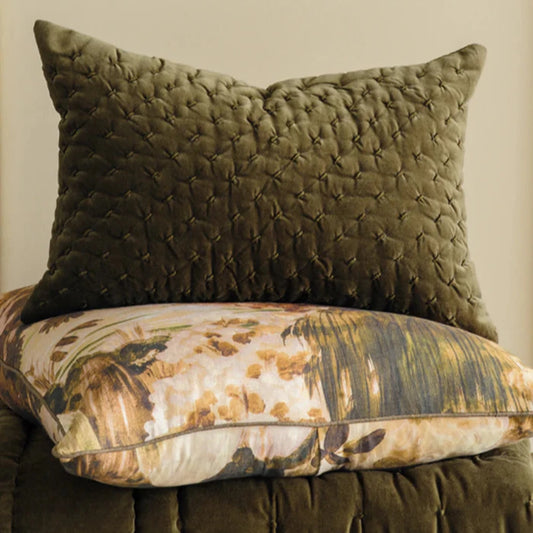 Mica Cushion | Deep Moss