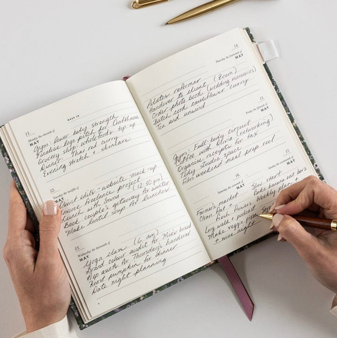 Weekly Petite Planner - Summer Perennials