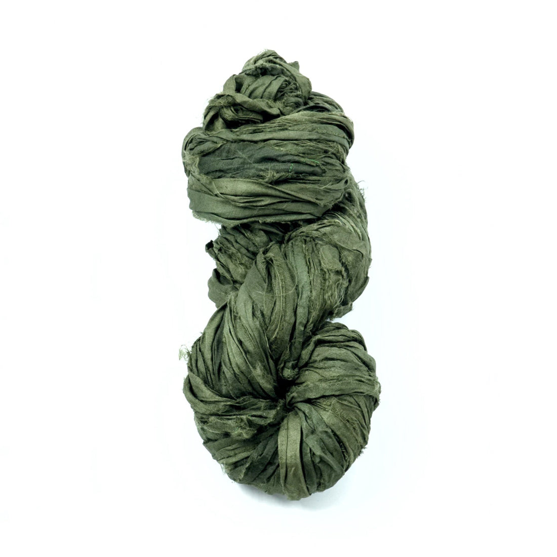 Sari Silk Ribbon | Dark Olive