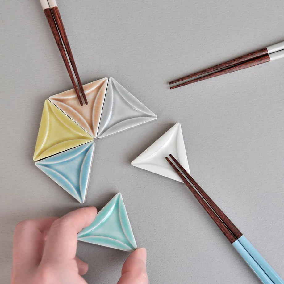 Chopstick & Rest Set | Lino Yellow