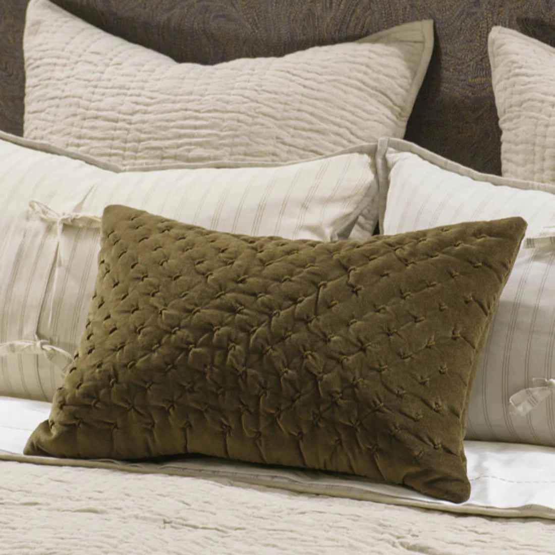 Mica Cushion | Deep Moss