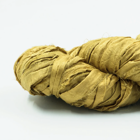 Sari Silk Ribbon | Olive
