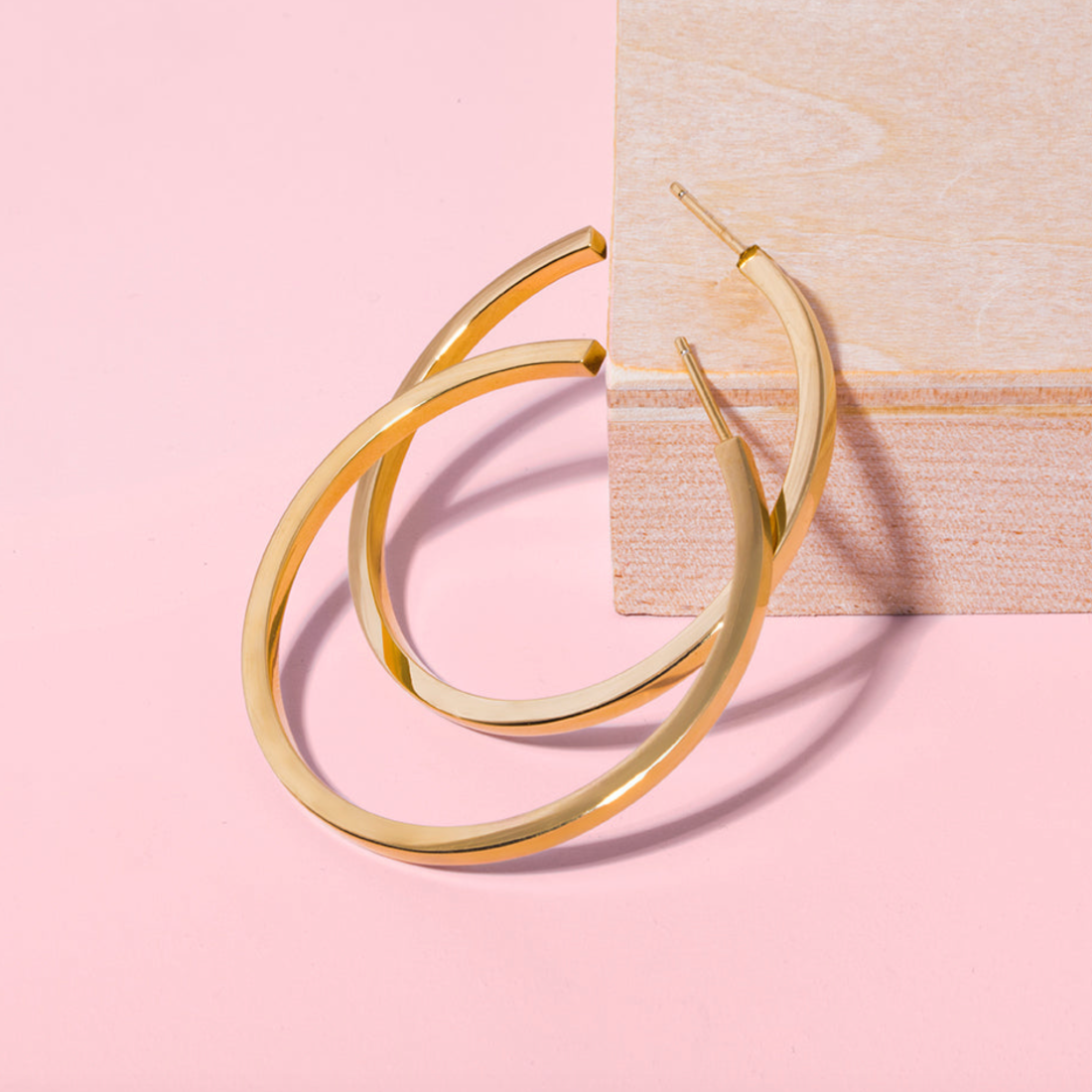 Roundabout Hoop Earrings | Gold