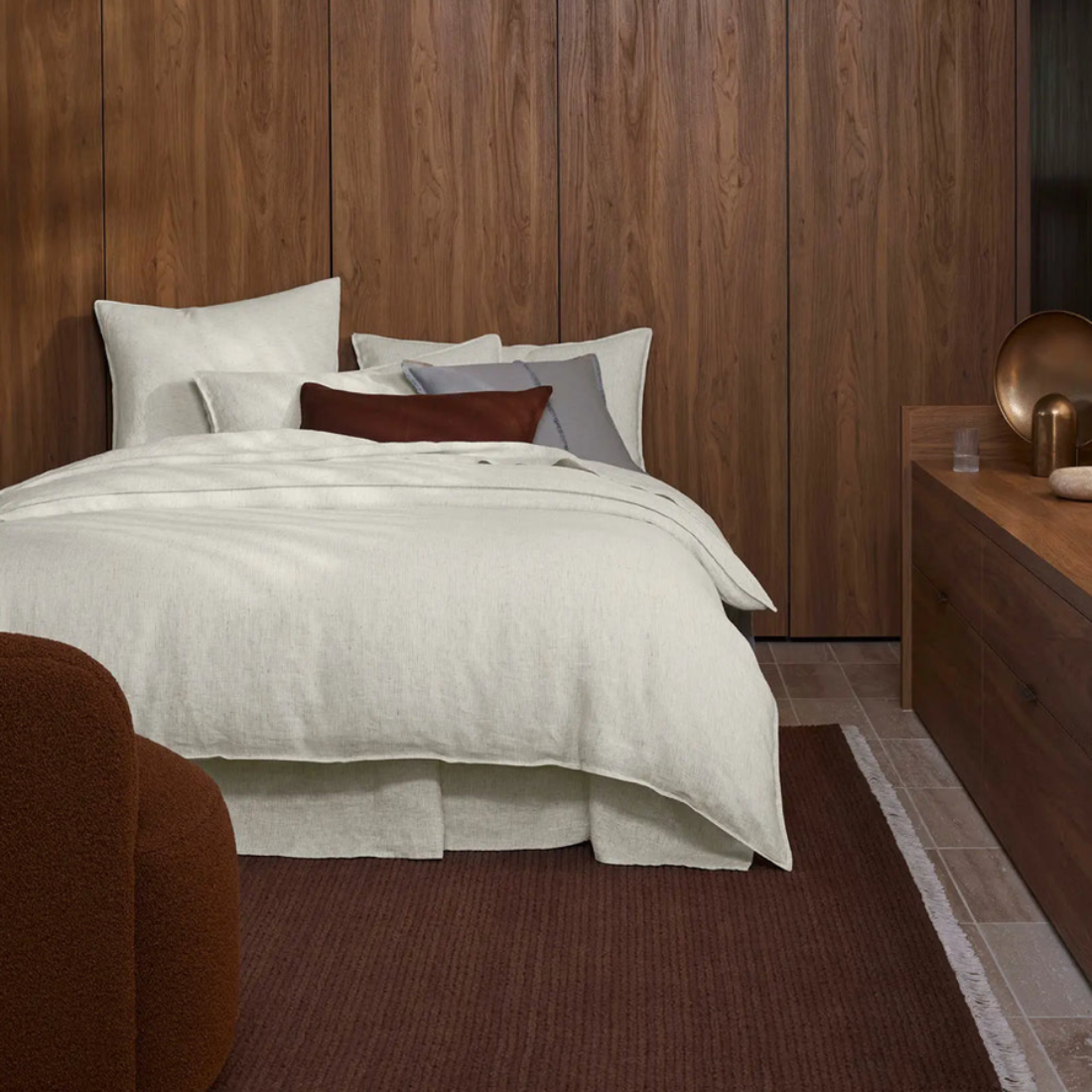 Sova Linen Quilt Cover | Savanna King size