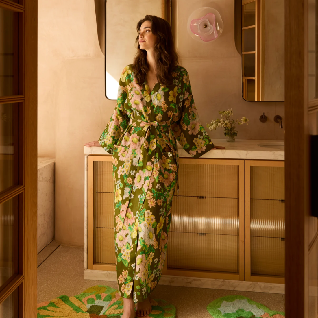 Bonnie & Neil Robe | Buttercup Olive