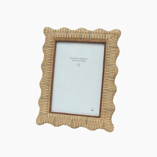 Rattan Wavy Photo Frame 5x7