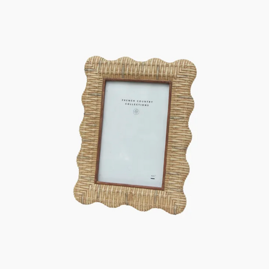Rattan Wavy Photo Frame | 4x6