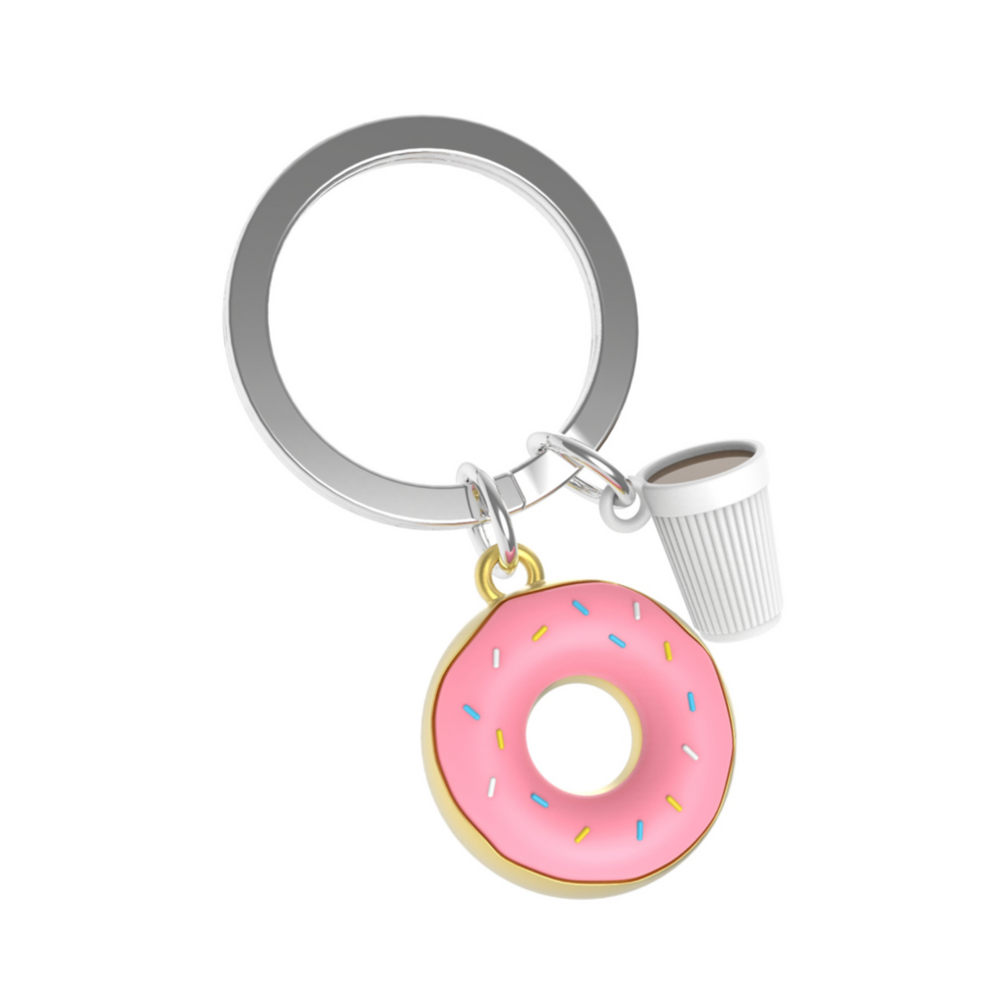 Keychain | Donut & Coffee