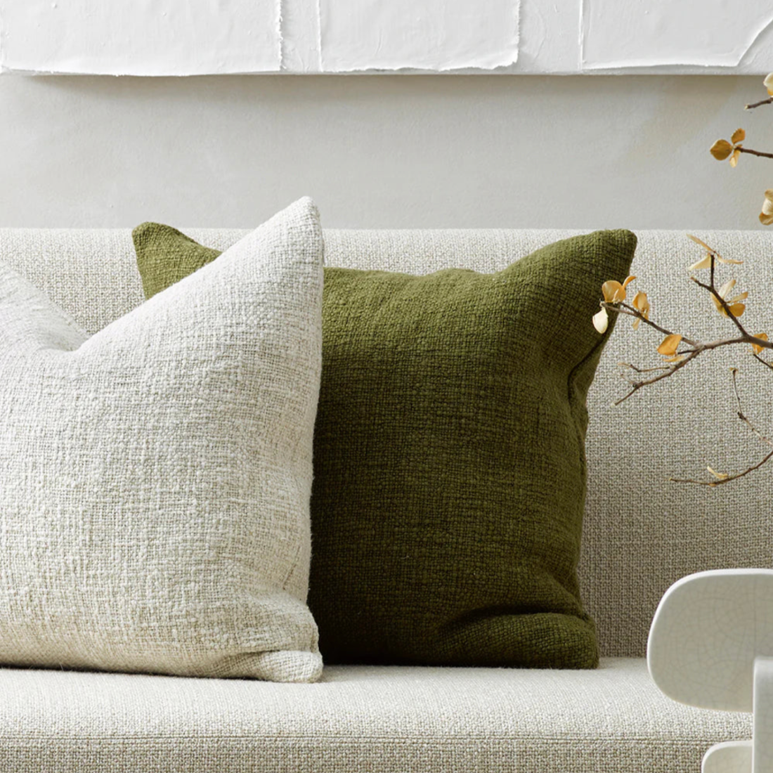 Cyprian Cushion | Caper