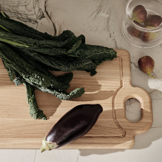 Olina Grooved Natural Oak Board | Large