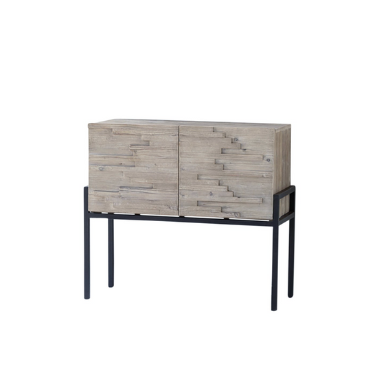 Jones Boxed Sideboard | Natural & Black