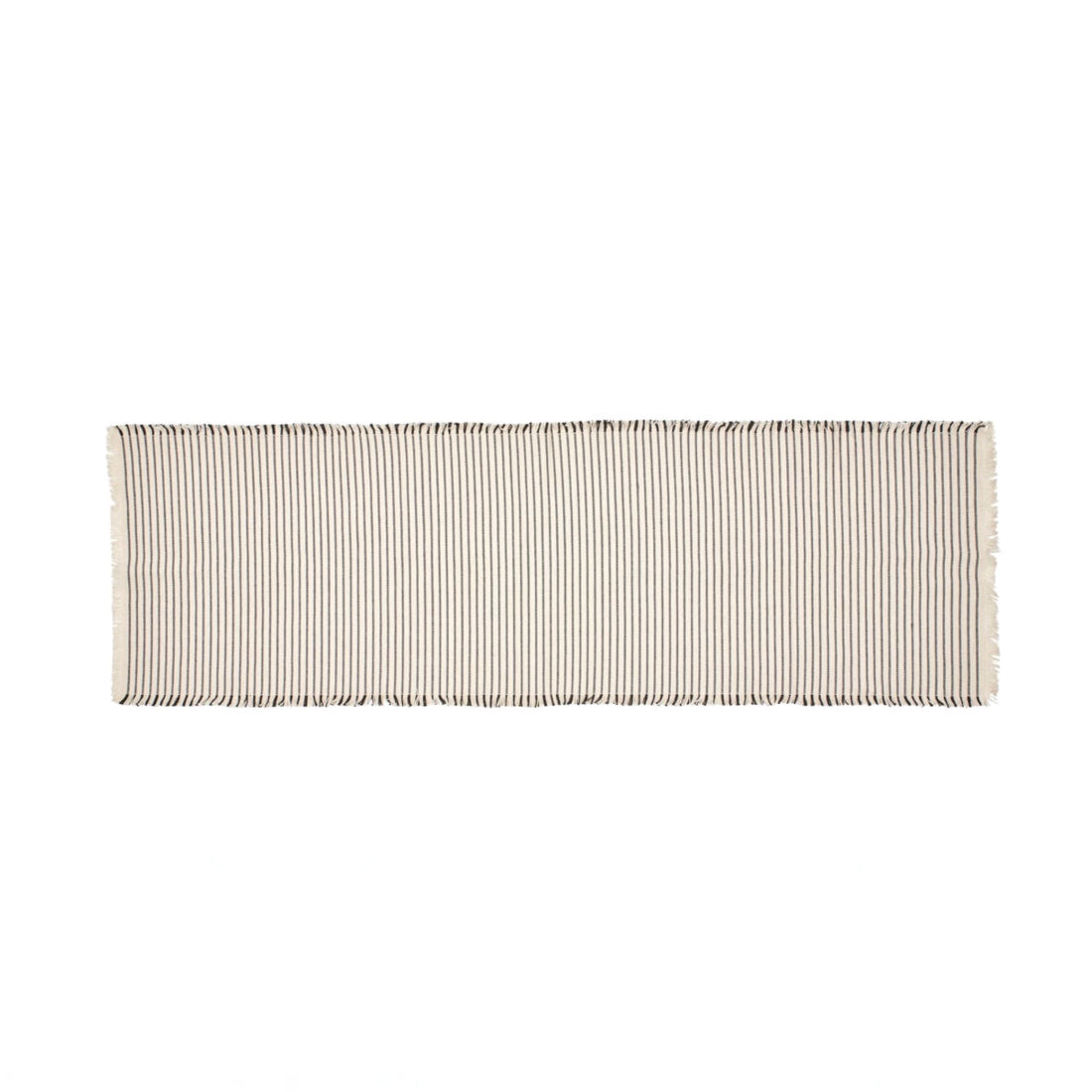 Elouise Table Runner | Off-White Black