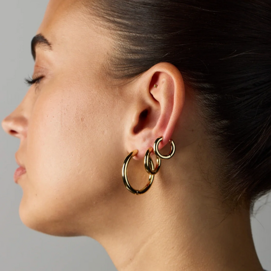 Kendall Hoop Earrings | Silver