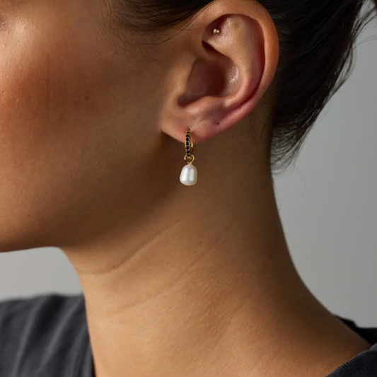 Meika Hoop Earrings | Silver