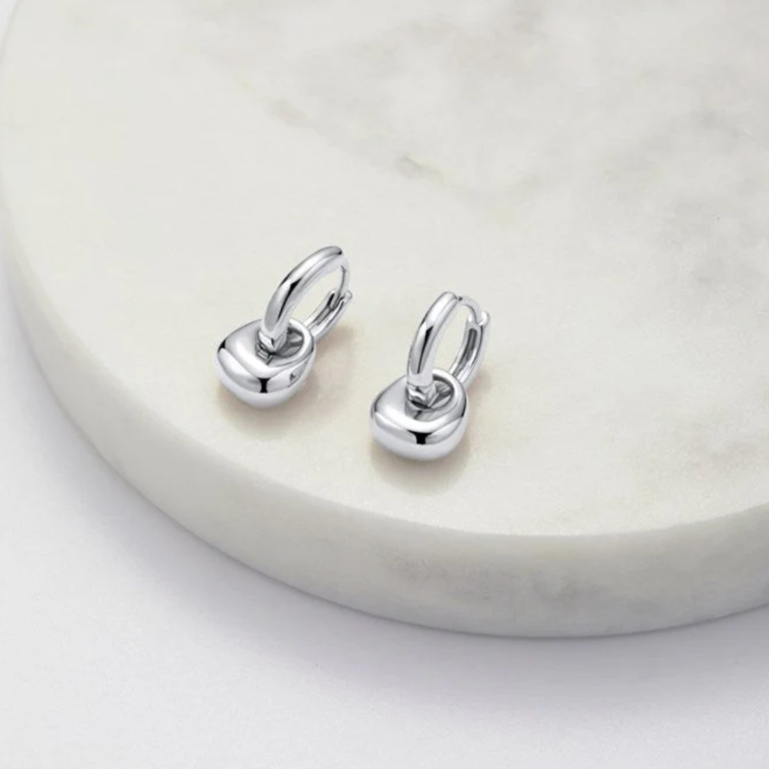 Sadie Hoop Earrings | Silver
