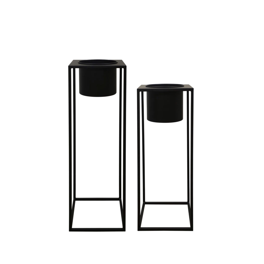 Ashworth Square Pot Stand Large | Black