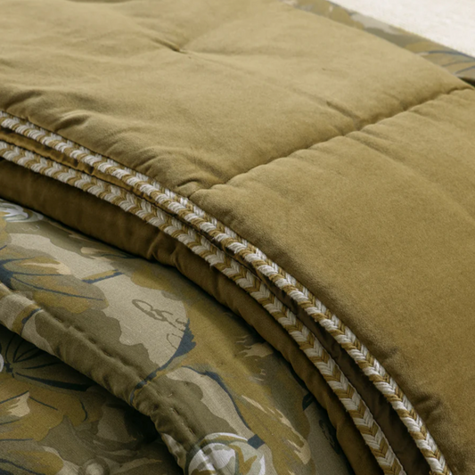 Treccia Comforter | Olive