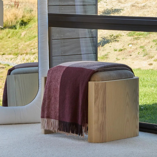 Brookside Throw | Beetroot