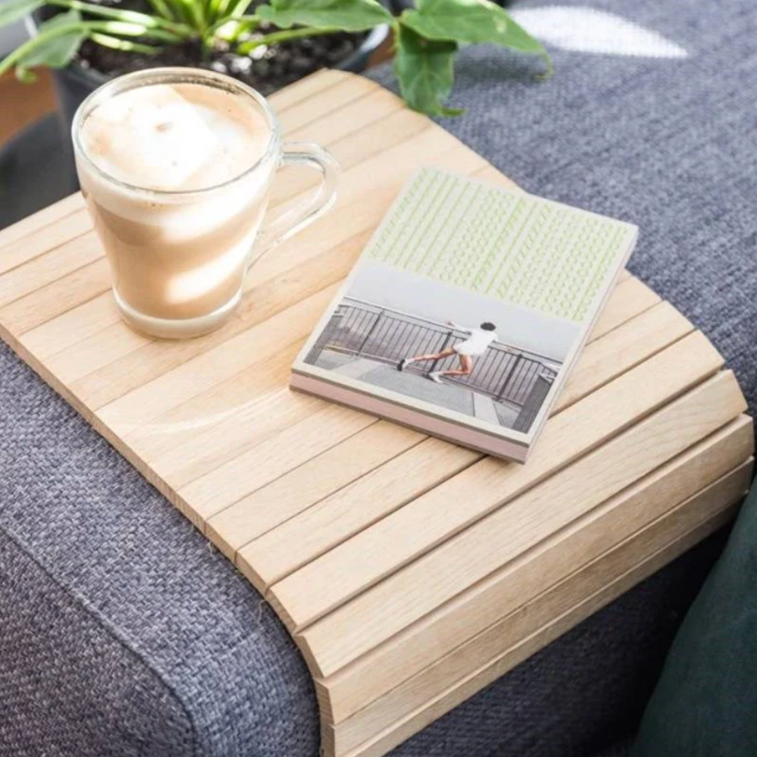 Arm Chair Side Rest | Natural