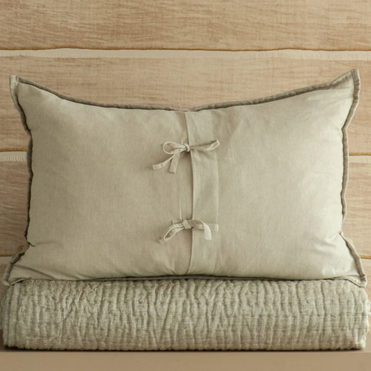 Misaka Pillowsham Pair| Light Moss