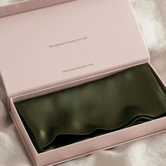 Mulberry Silk Pillowcase | Antique Olive