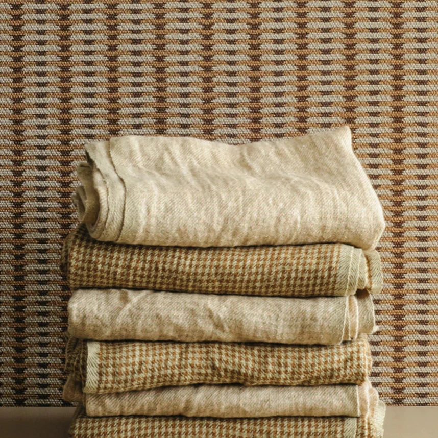 Tea Towel | Houndstooth Sepia