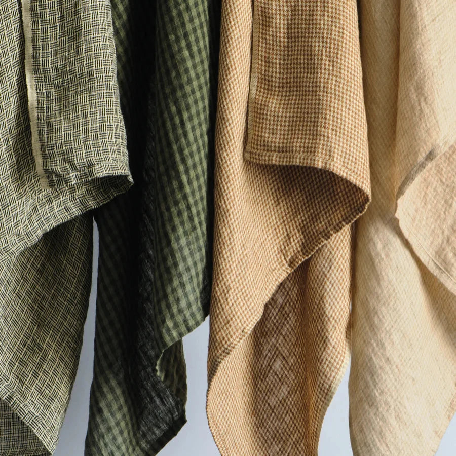 Tea Towel | Houndstooth Sepia