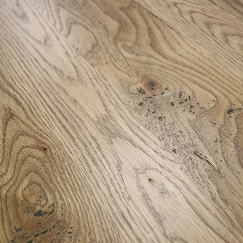 Vassa Oak Bench | Matte Black