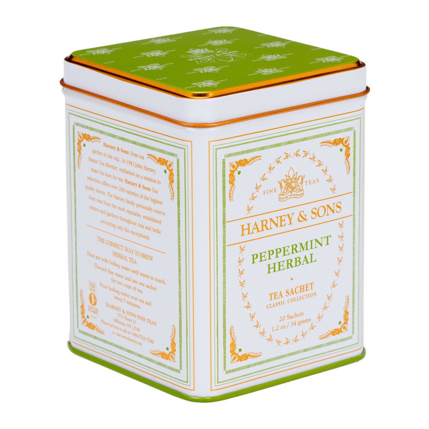 Peppermint Herbal Tea | 20 Sachet Tin