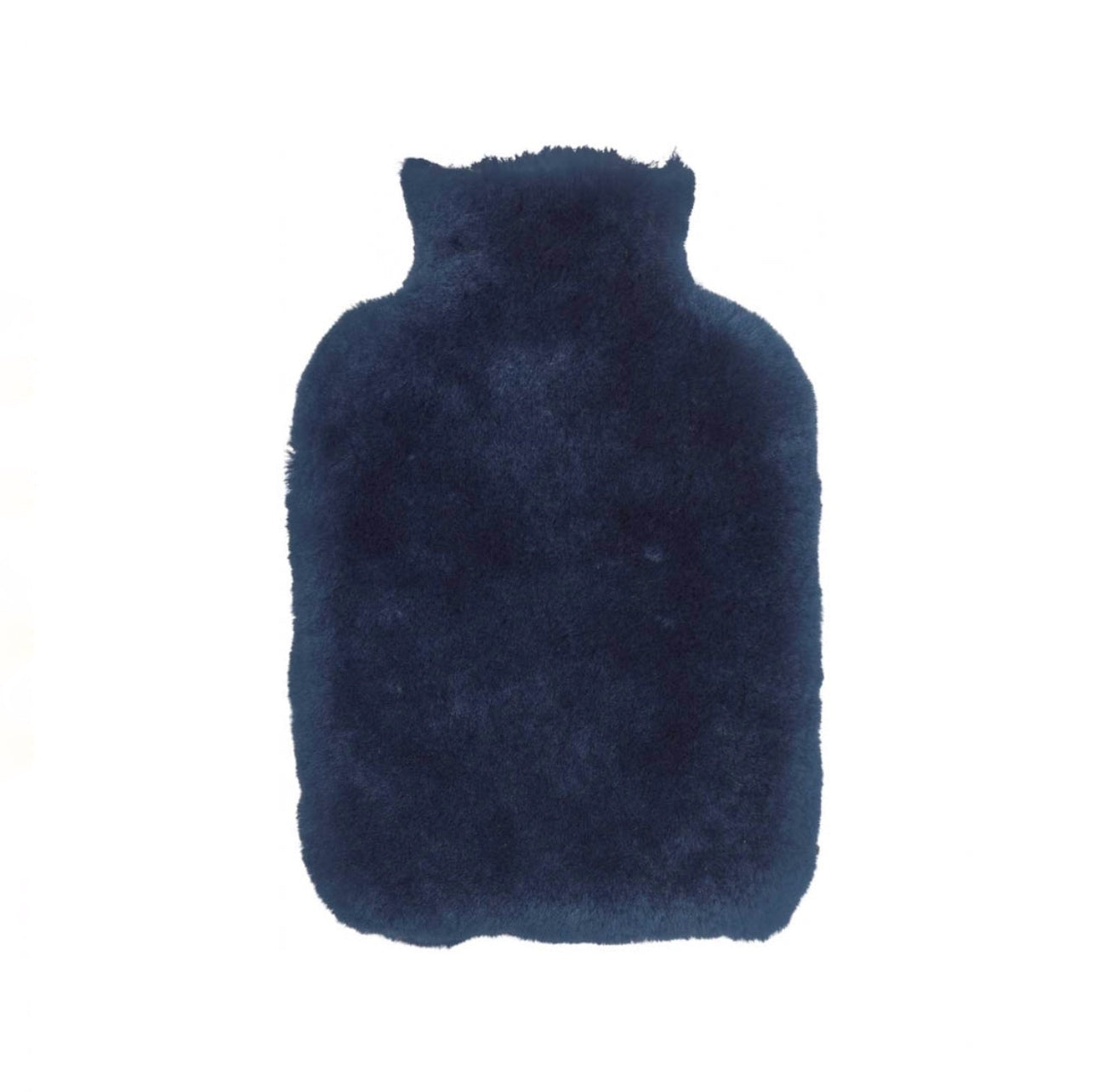 NZ Shearling Wool Hot Water Bottle | Navy