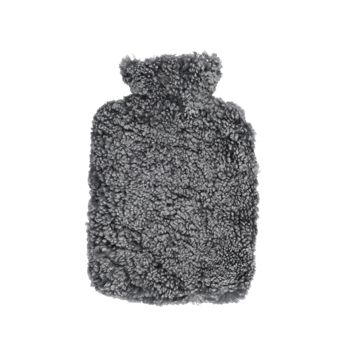 Sheepskin Short Wool Hot Water Bottle | Graphite