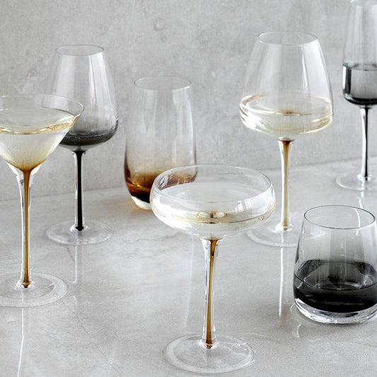 Smoke Champagne Glass | Set of 4