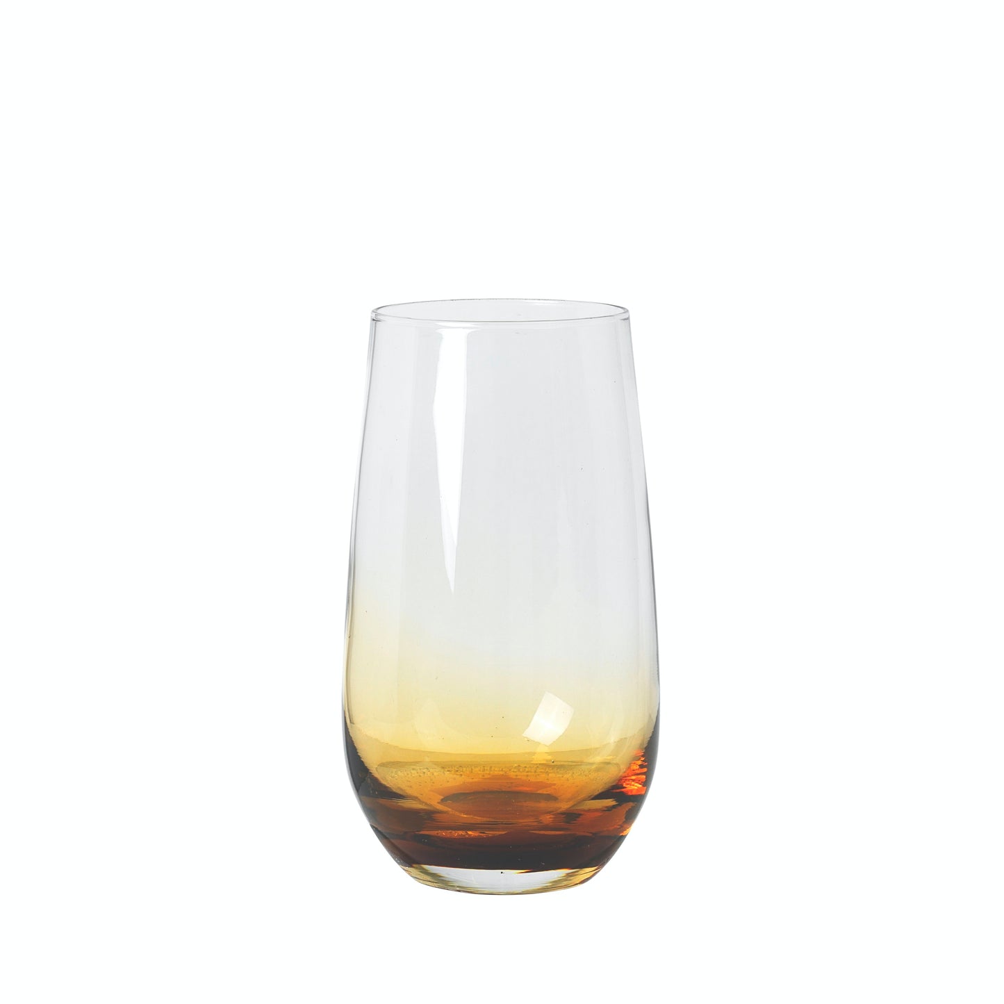 Amber Tall Tumbler Glasses | Set of 4