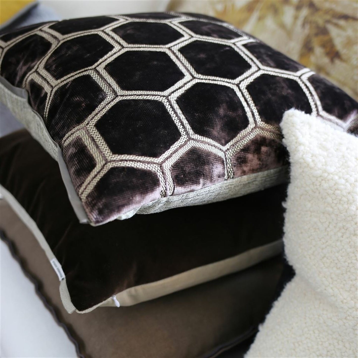Manipur Cushion | Espresso