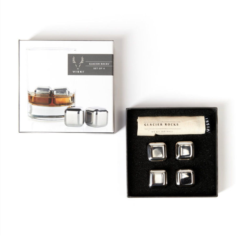 Viski Glacier Rocks Stainless Steel