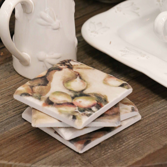 Ivy and Fig Coaster | Set of 4