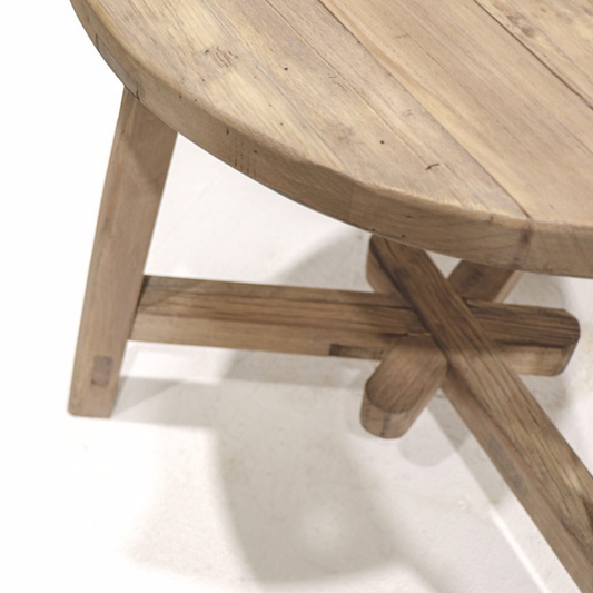 Parq Tall Round End Table | Natural.