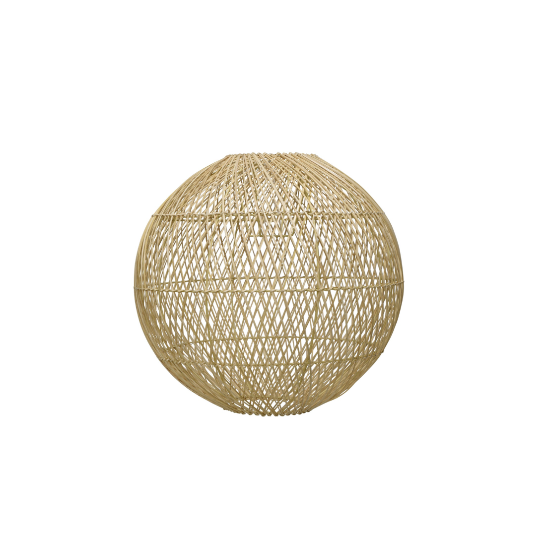 Round Palm Leaf Lampshade | Natural