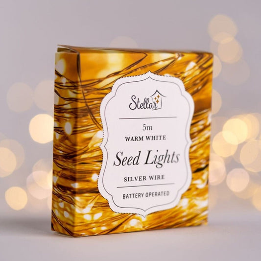 Seed Lights Silver Wire (Battery) | 5m