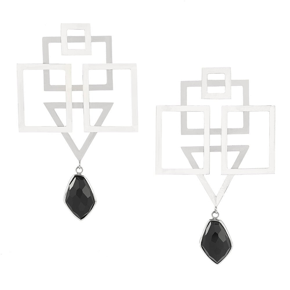 The Gatsby Earrings | Silver