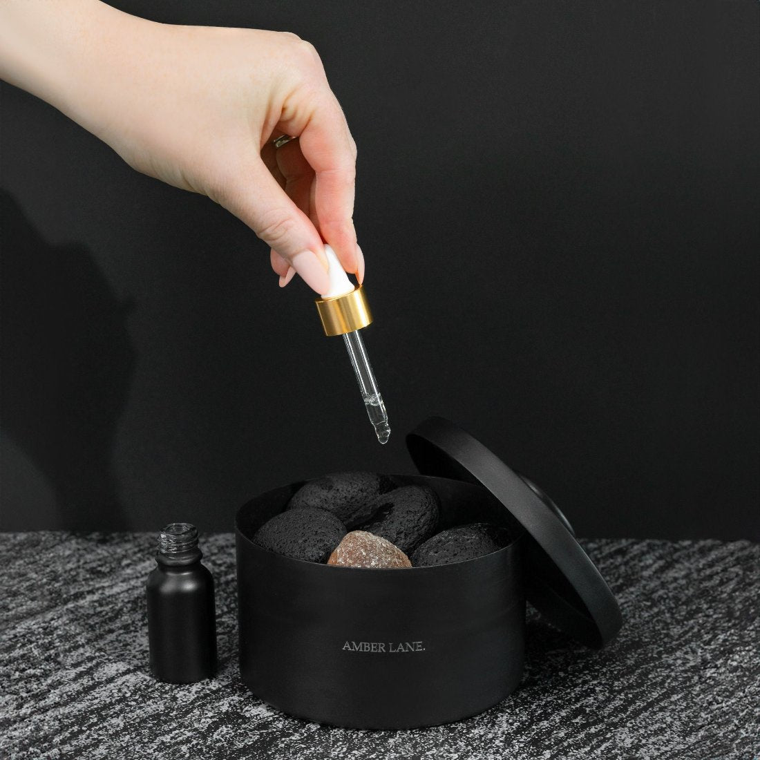 Mixture Man Diffuser Rocks Lava Rock Diffuser | Smoked Honey – Florence & Co Interiors