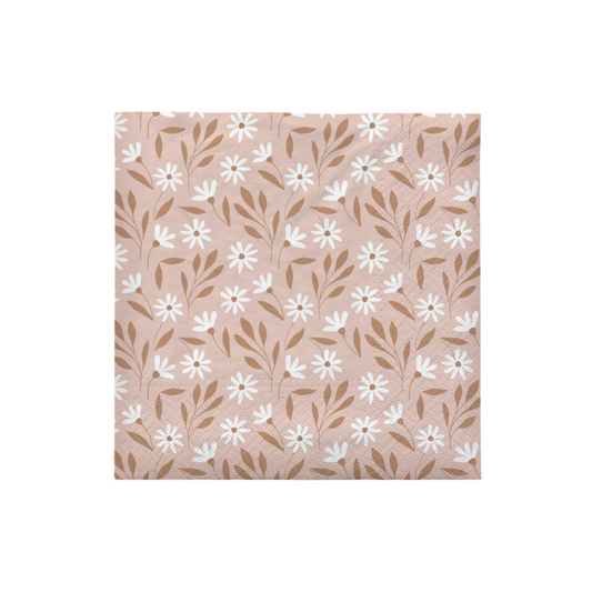 Paper Napkin | Meadow Pink Cinnamon Sand