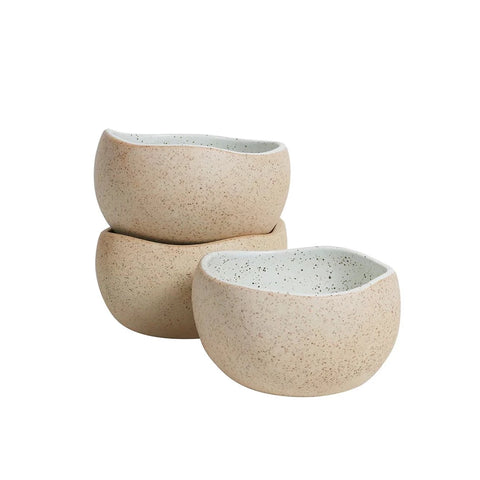 Stoneware Bowls - Set of 3
