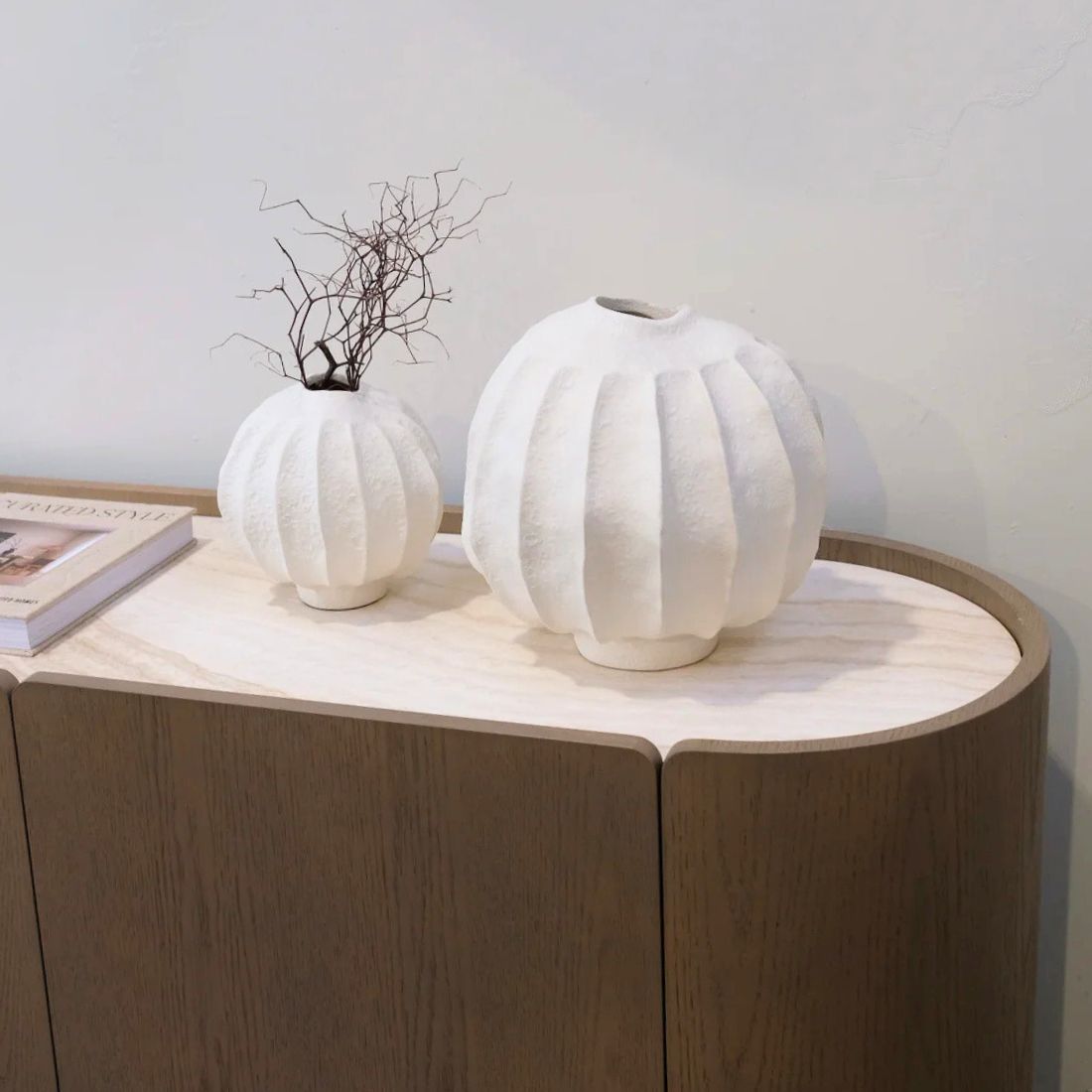 Muri Vase Large | Ivory