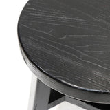 Parq Side Table & Stool - Black