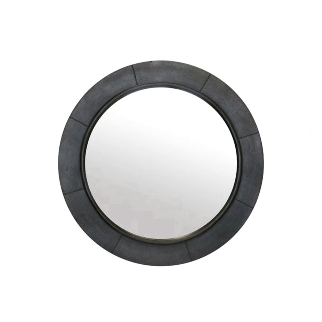 Brooklyn Round Bronze Finish Mirror