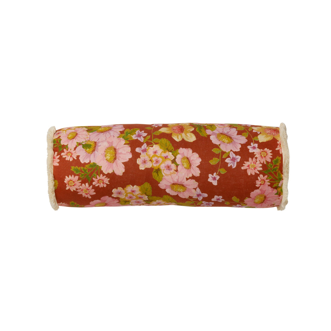 Bonnie & Neil Buttercup Bolster Cushion | Rust