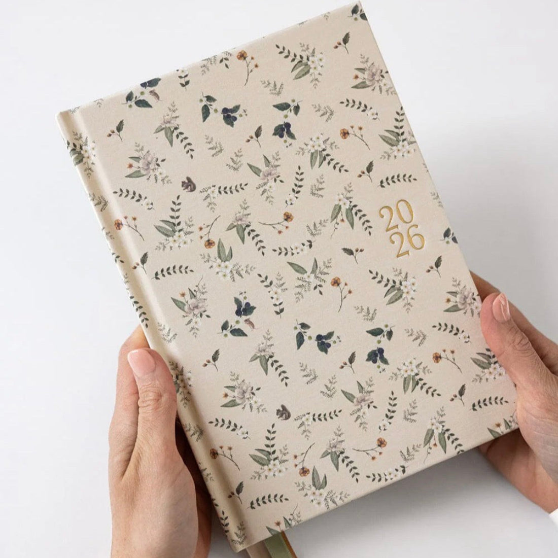 Weekly Desktop Planner - Button Fern 2026